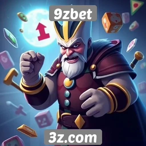 Variedade de jogos disponíveis no 9zbet